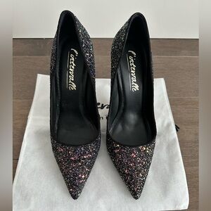 Sparkly high heeled shoe from L’intervalle Size 8